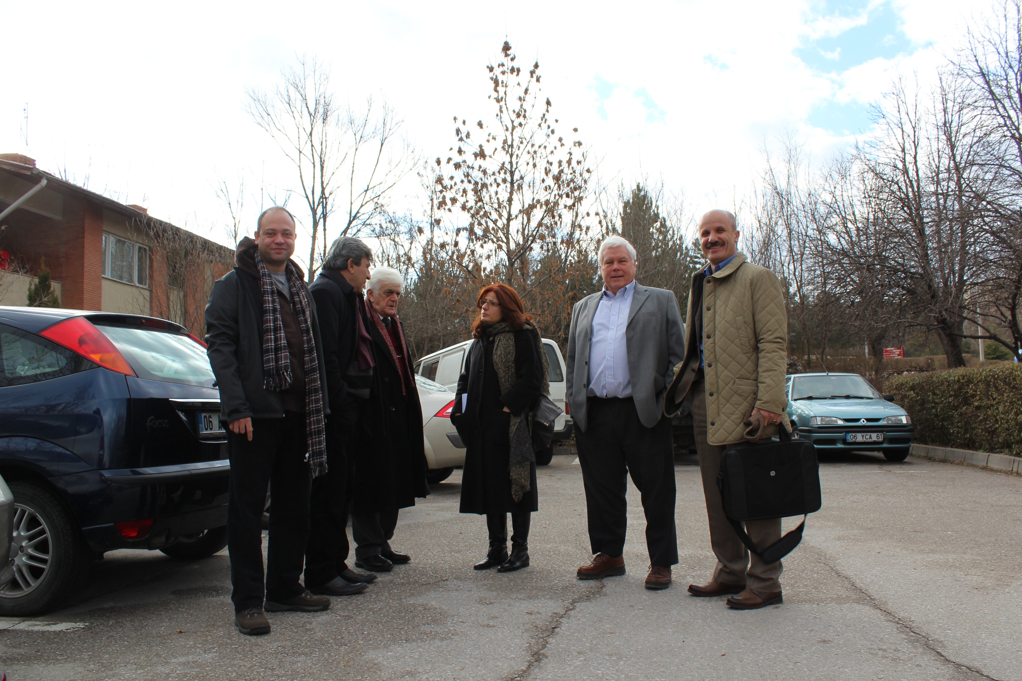 Mehmet Genç meslekdaşlarıyla