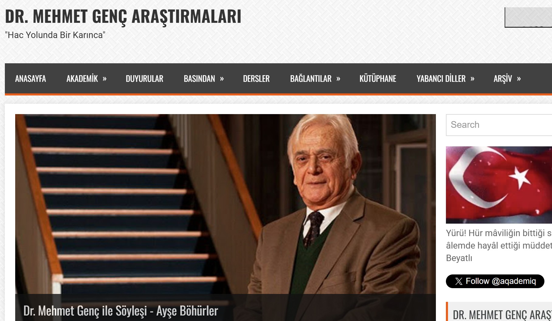 Dr. Mehmet Genç Araştırmaları